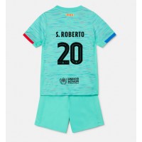 Otroški Nogometni dresi Barcelona Sergi Roberto #20 Tretji 2023-24 Kratek Rokav (+ Kratke hlače)